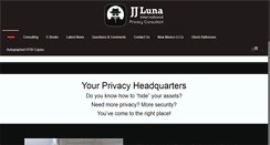 Desktop Screenshot of jjluna.com